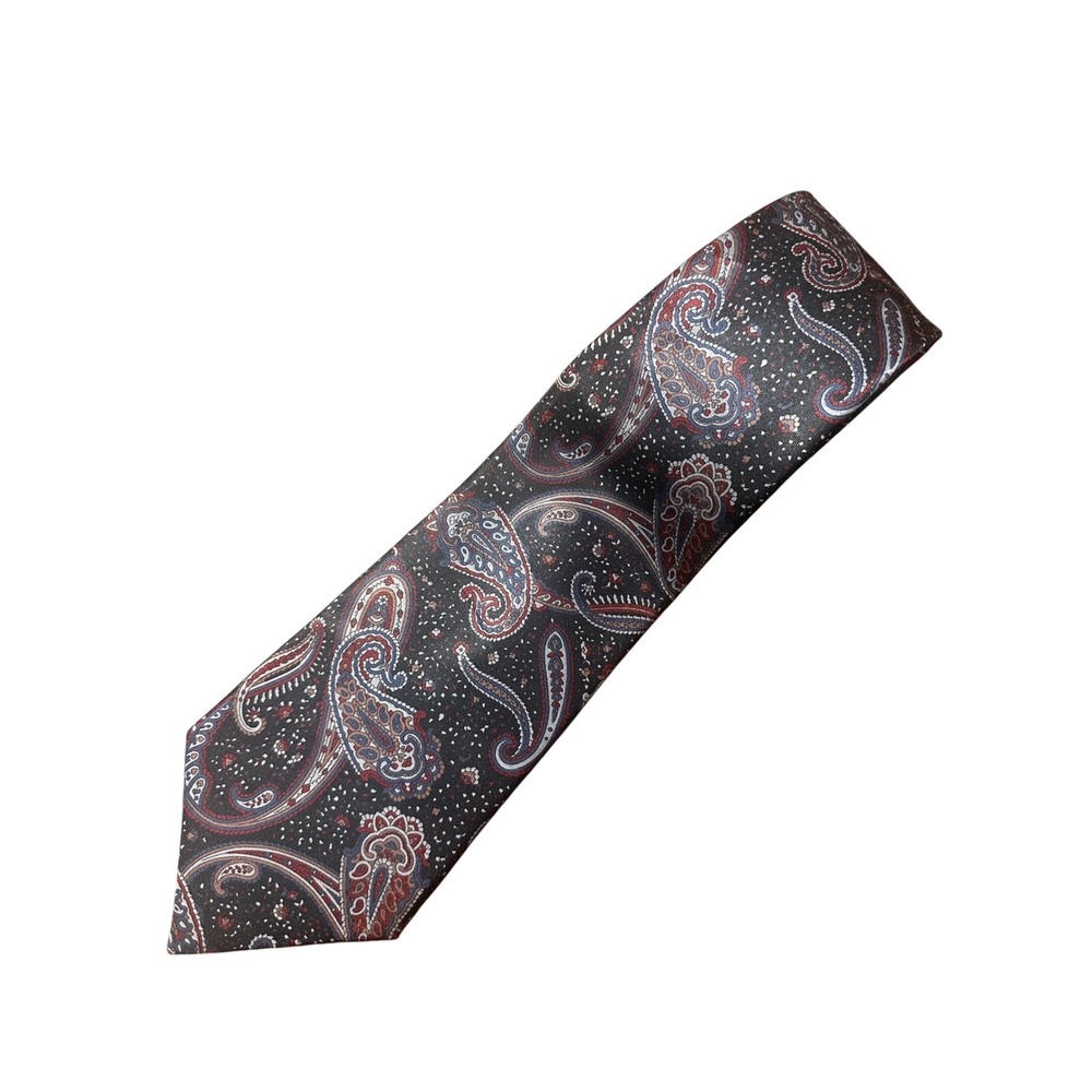 Le-Bils Necktie Mens Paisley Silk Tie Little Rock Arkansas Elegant